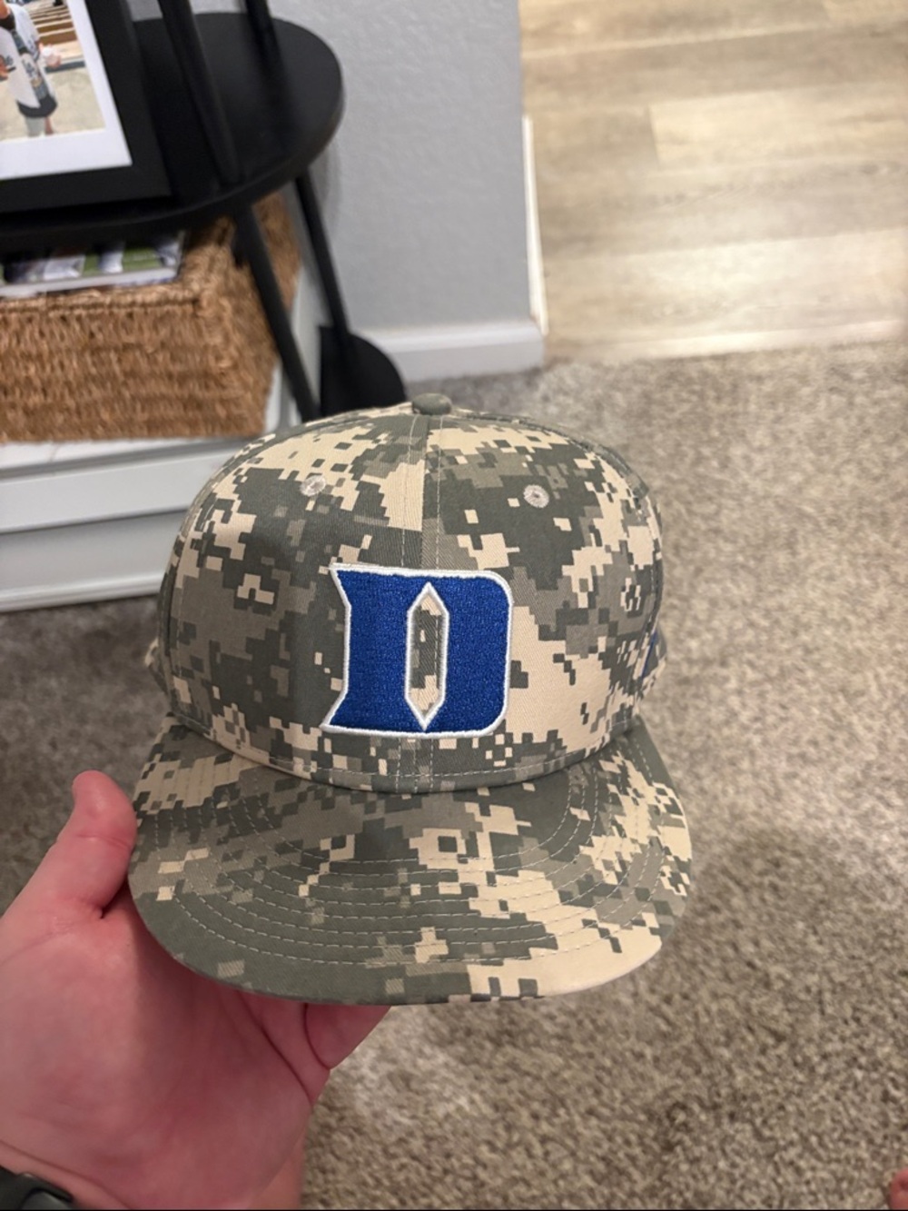 Duke Blue Devils Camo Baseball hat
